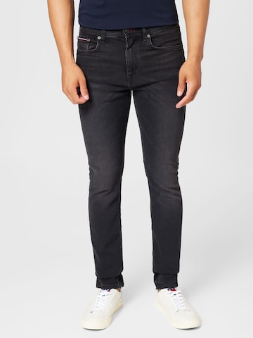 TOMMY HILFIGER Slimfit Jeans i svart: framsida