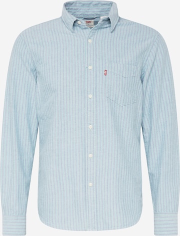 LEVI'S ® Button Up Shirt 'Sunset 1 Pocket Standard' in Blue: front