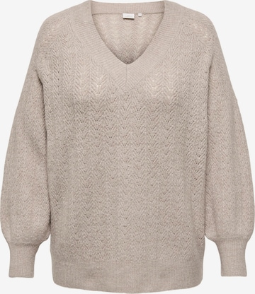 ONLY Carmakoma - Jersey 'CARLUCILLA' en beige: frente
