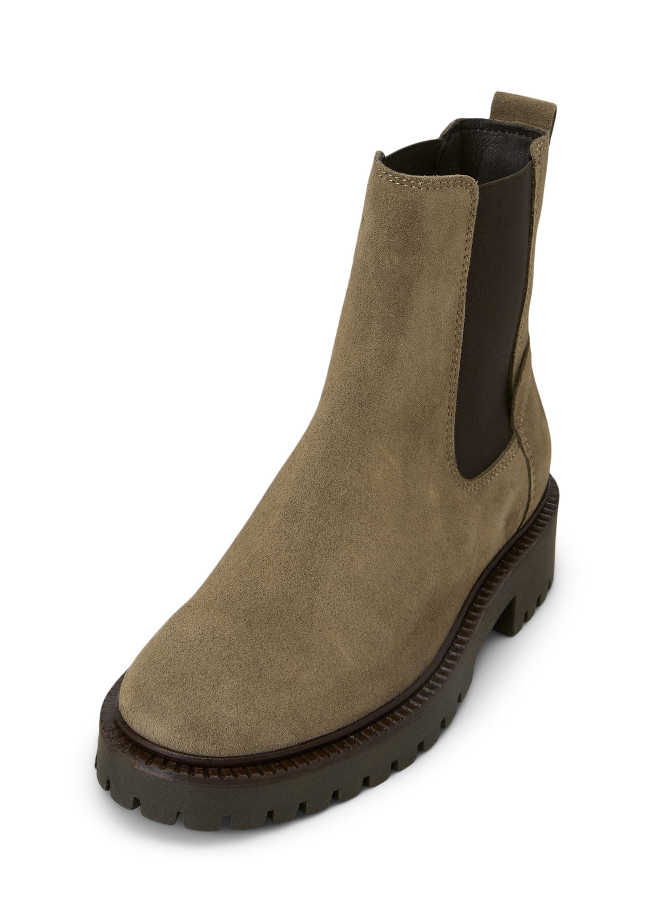 Marc O'Polo Chelsea boots in Brown: front