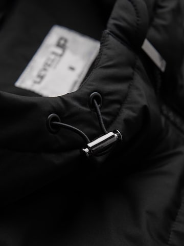 Ombre Winterjas in Zwart