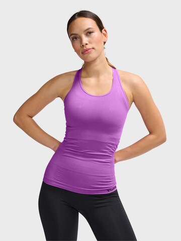 Hummel Sporttop in Lila: voorkant