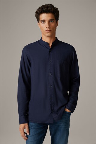 Coupe regular Chemise ' Cadan ' STRELLSON en bleu : devant