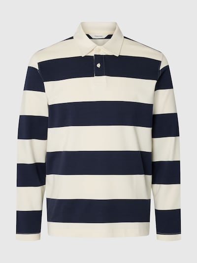 SELECTED Shirt in M in beige / blau, Produktansicht