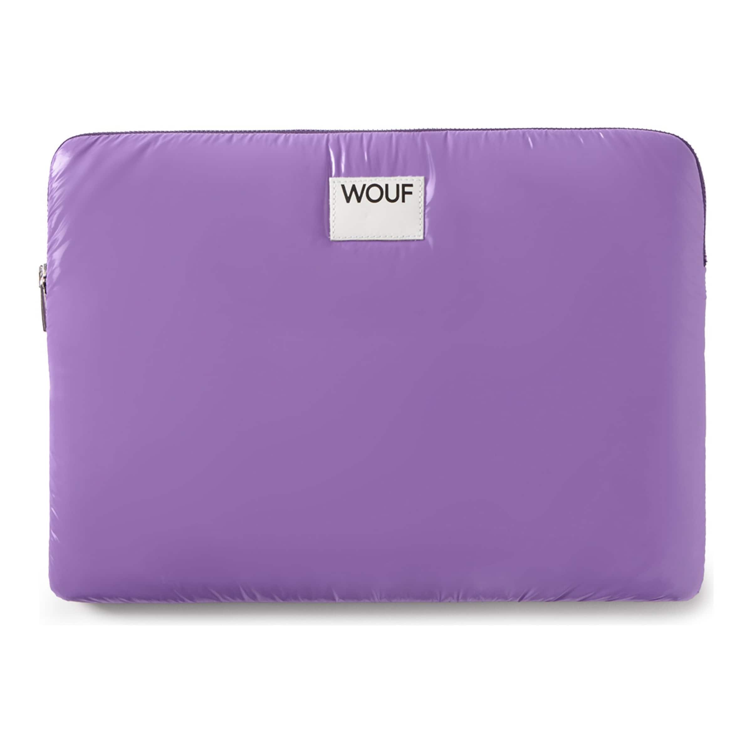 Wouf Laptoptasche 'Glossy' in Lila: Vorderseite