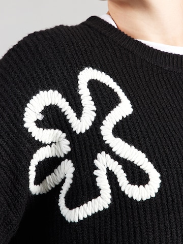 ONLY Carmakoma Pullover 'CARDaisy' in Schwarz