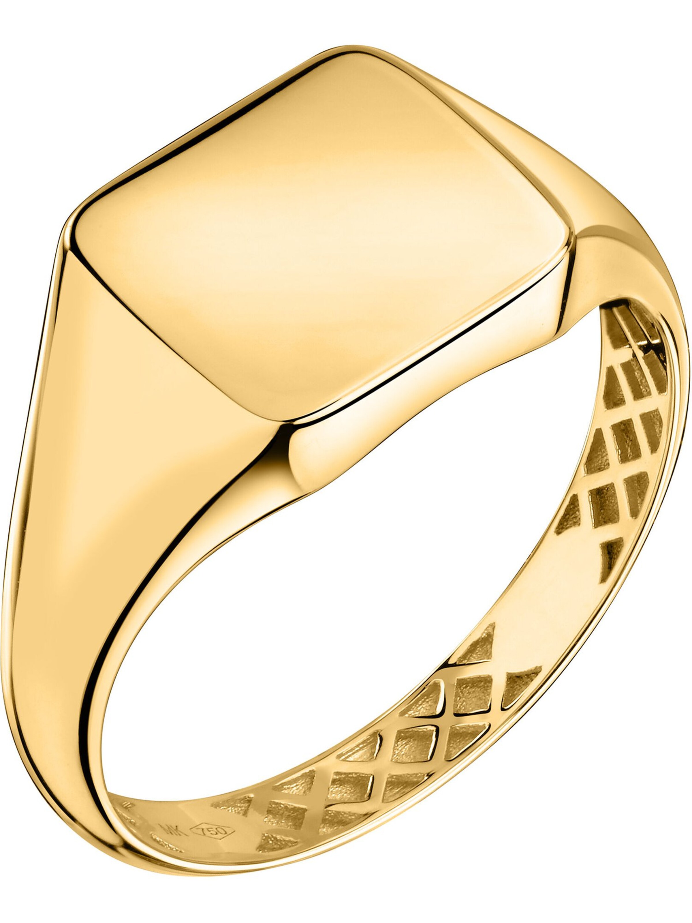 CHRIST Ring in Gold: Vorderseite