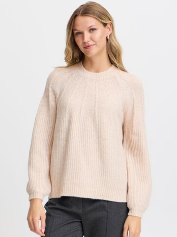 Fransa Pullover 'BEVERLY PU 8' in Beige: Vorderseite
