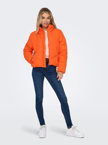 ONLY Prehodna jakna 'MAGGI' | oranžna barva