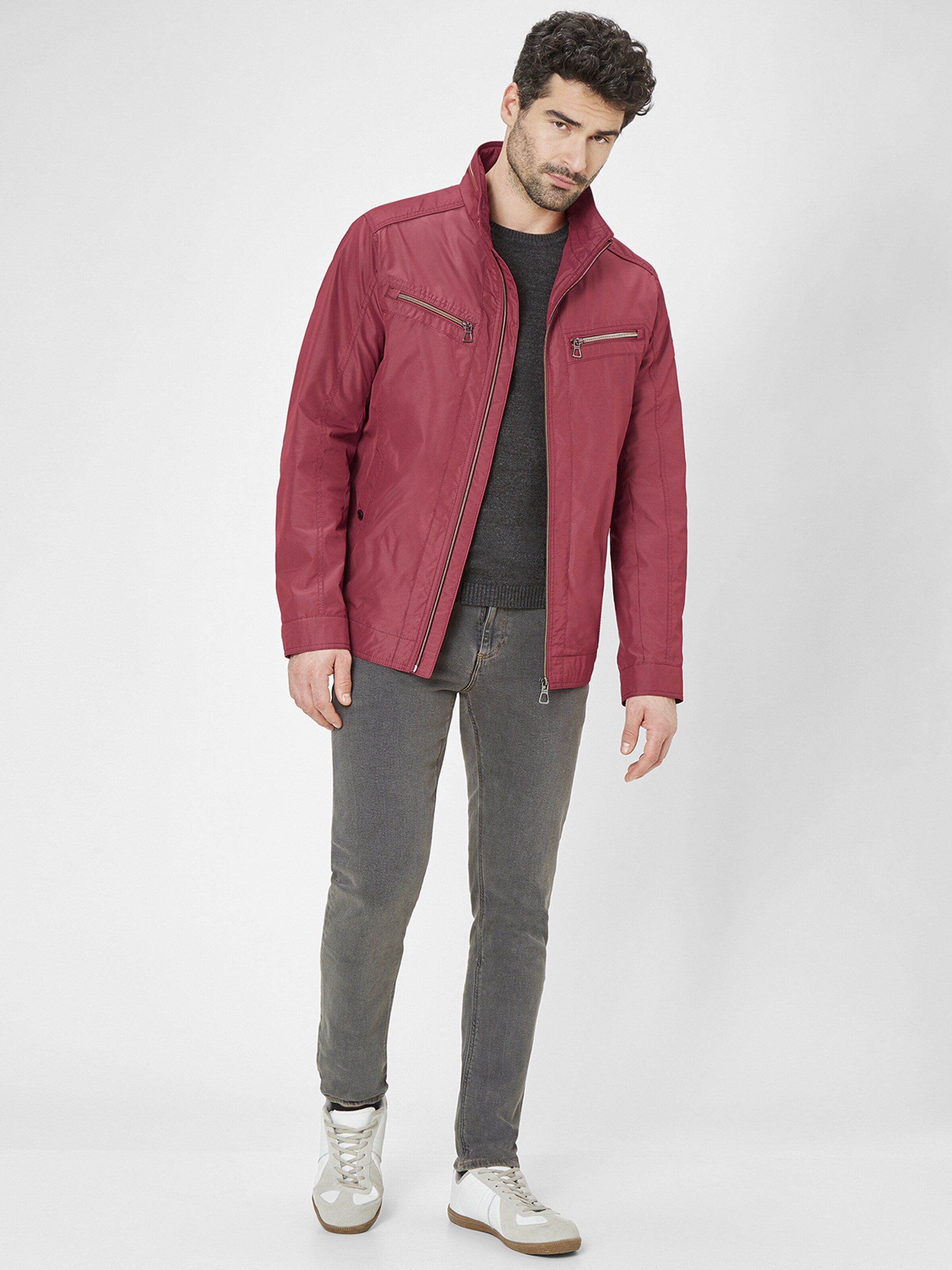 Männer Große Größen REDPOINT Übergangsjacke in Blutrot - YY38794 Männer Große Größen REDPOINT Übergangsjacke in Blutrot - YY38794