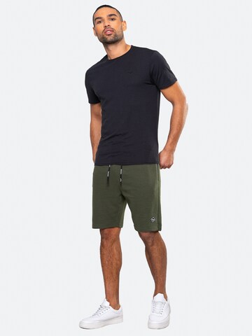 Regular Pantalon 'Ottoman' Threadbare en vert