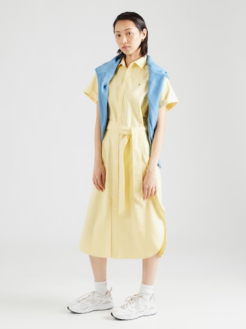 Polo Ralph Lauren Μπλουζοφόρεμα σε κίτρινο: μπροστά