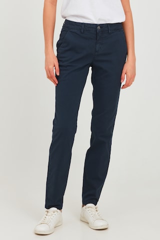Oxmo Loosefit Chino 'CHILLI' in Blauw: voorkant