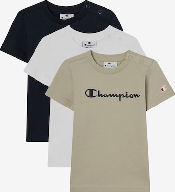T-Shirt Champion Authentic Athletic Apparel en bleu : devant