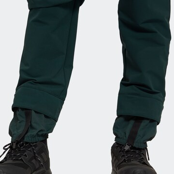 Coupe slim Pantalon outdoor 'Yearound' ADIDAS TERREX en vert