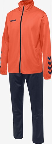 Hummel Tracksuit in Orange: front