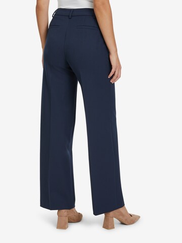 Betty Barclay Loose fit Pleated Pants in Blue