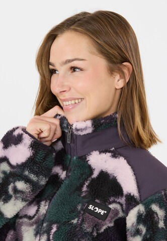 SLOPE Athletic Fleece Jacket 'Kendor' in Green