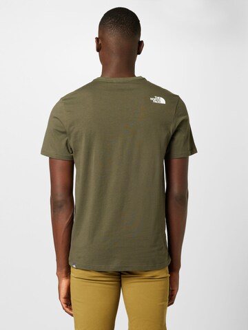 Coupe regular T-Shirt 'Easy' THE NORTH FACE en vert
