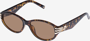 LE SPECS Sluneční brýle 'Bombshell' – hnědá: přední strana
