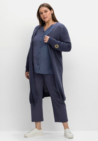 SHEEGO Strickjacke in Blau