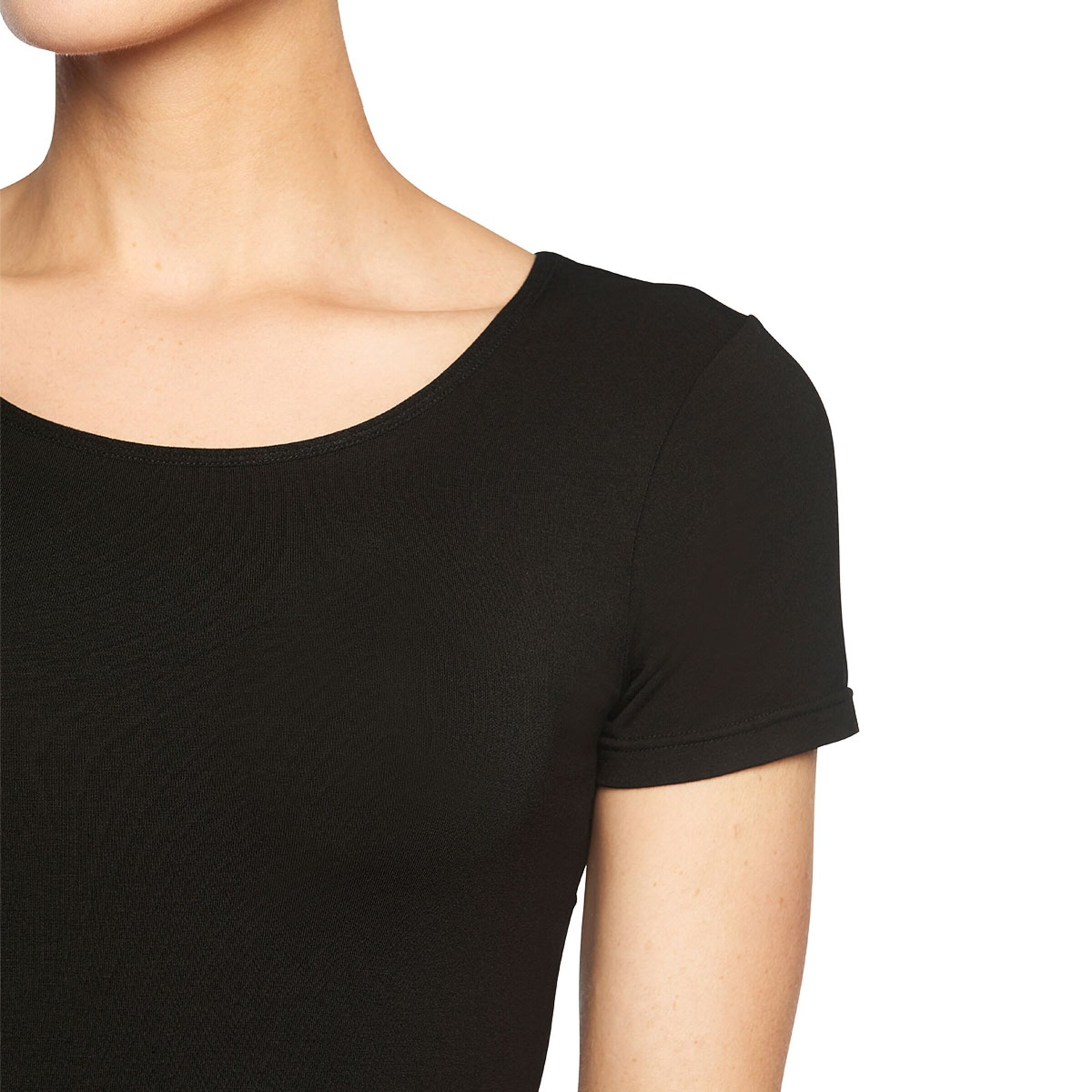 Bamboo basics T-Shirt in Schwarz