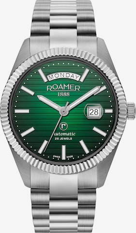 Roamer Analoguhr 'Primeline' in Grün: Vorderseite
