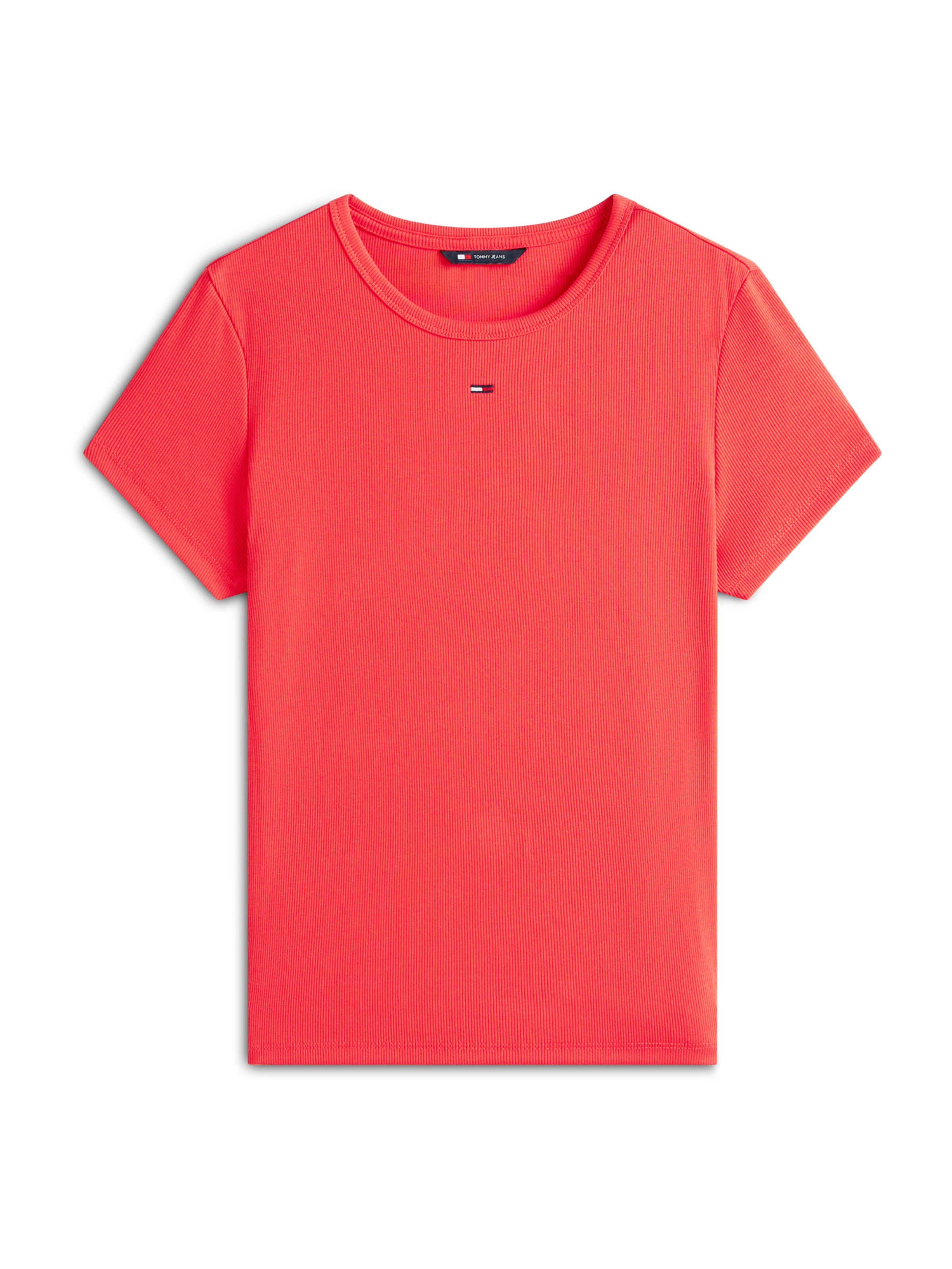 Tommy Jeans - Camisa 'ESSENTIAL' em vermelho: frente