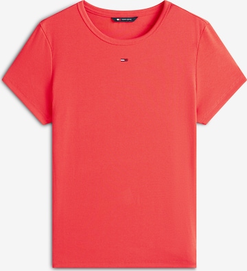 Tommy JeansMajica 'ESSENTIAL' - crvena boja: prednji dio
