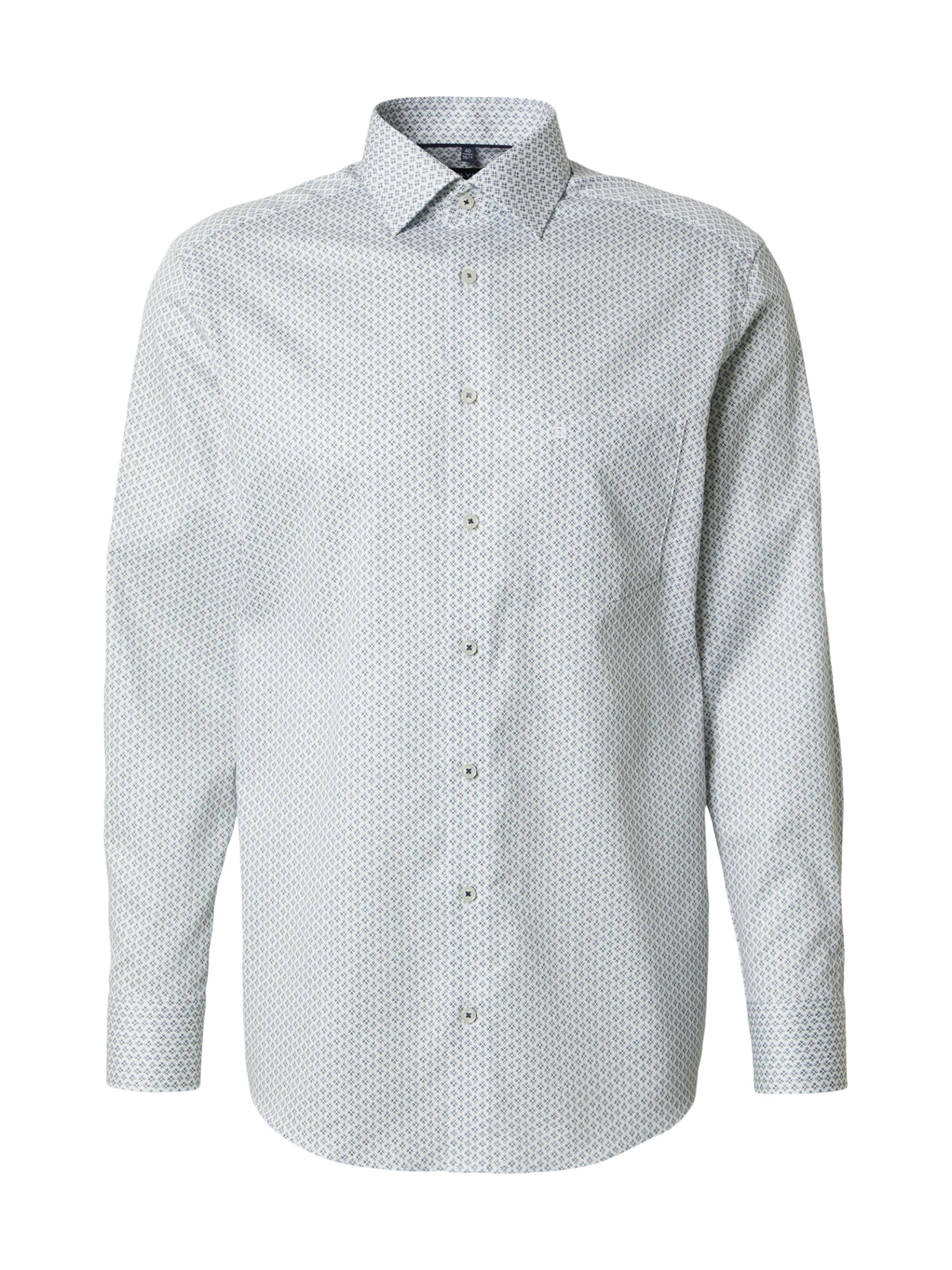 OLYMP Button Up Shirt 'No 6 Six' in White: front