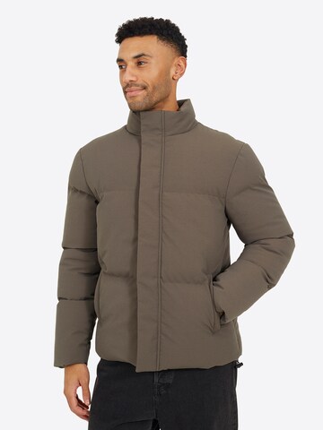 Veste d’hiver BRAVE SOUL en gris : devant