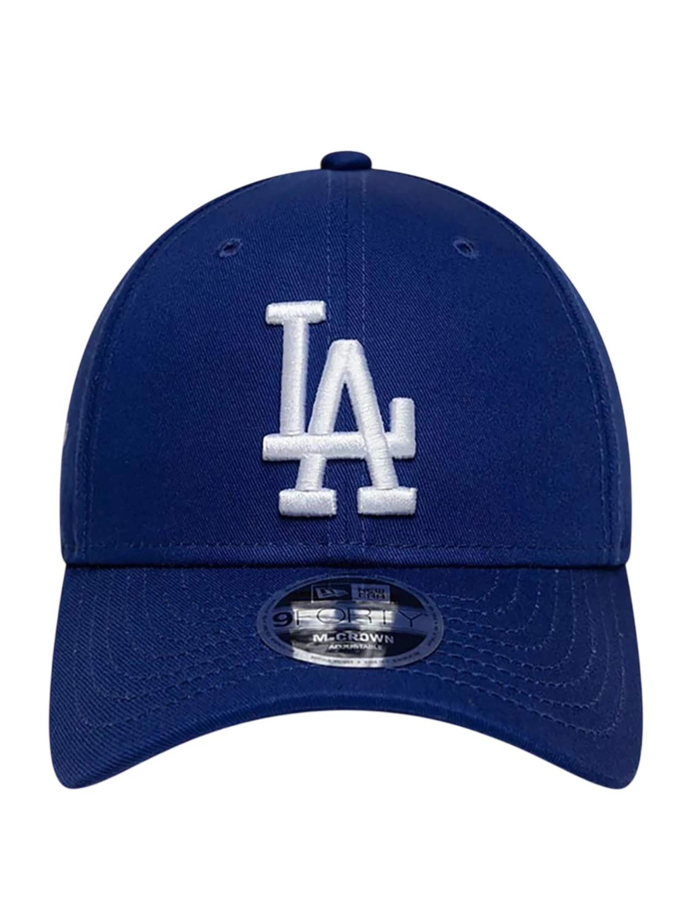 NEW ERA Cap '9FORTY MLB Los Angeles Dodgers Side Script'‌‌‌‌‌‌‌‌‌ in Blau: Vorderseite