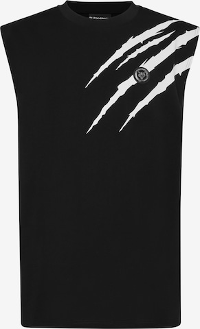 Plein Sport Shirt 'Scratch' in Black: front