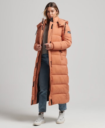 Superdry Winter Coat in Orange