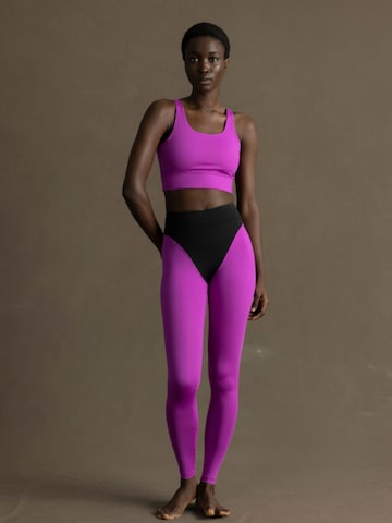 Bustier Soutien-gorge de sport 'Bustier' Hey Honey en violet