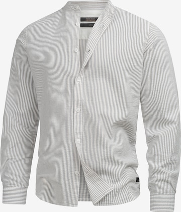 Chemise 'Cari' INDICODE JEANS en gris : devant