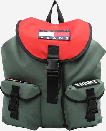 Tommy Jeans - Mochila en verde: frente