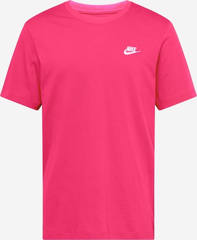 Nike Sportswear T-Shirt 'Club' en rose / blanc, Vue avec produit