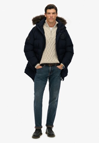 Manteau d’hiver 'Everest' Superdry en bleu