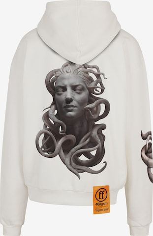Forgotten Faces Sweatshirt 'Medusa' i hvid