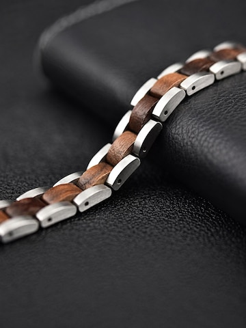 Holzwerk Bracelet 'Pinnsee' in Silver