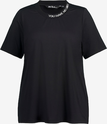 Ulla Popken Performance Shirt in Black: front