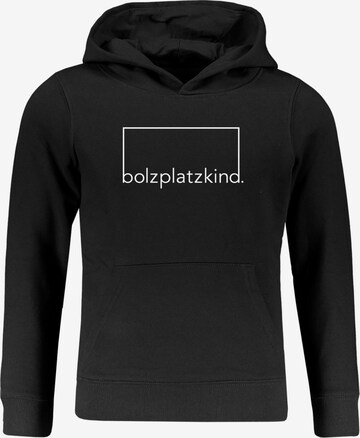Bolzplatzkind Sweatshirt in Schwarz: predná strana