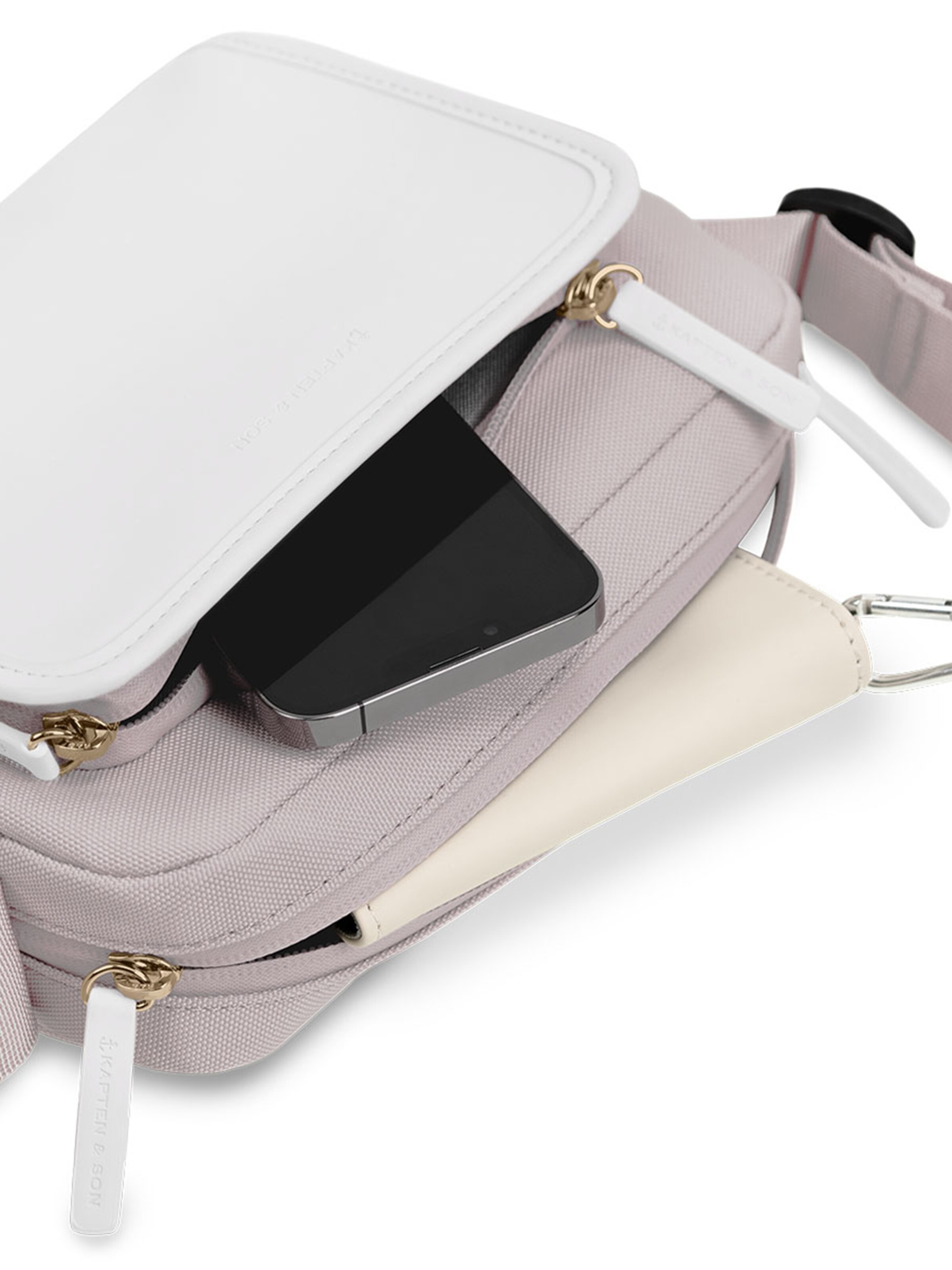 Kapten & Son Skuldertaske 'Lulea' i grå