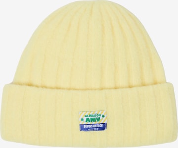 AMERICAN VINTAGE - Gorra 'VITOW' en amarillo: frente