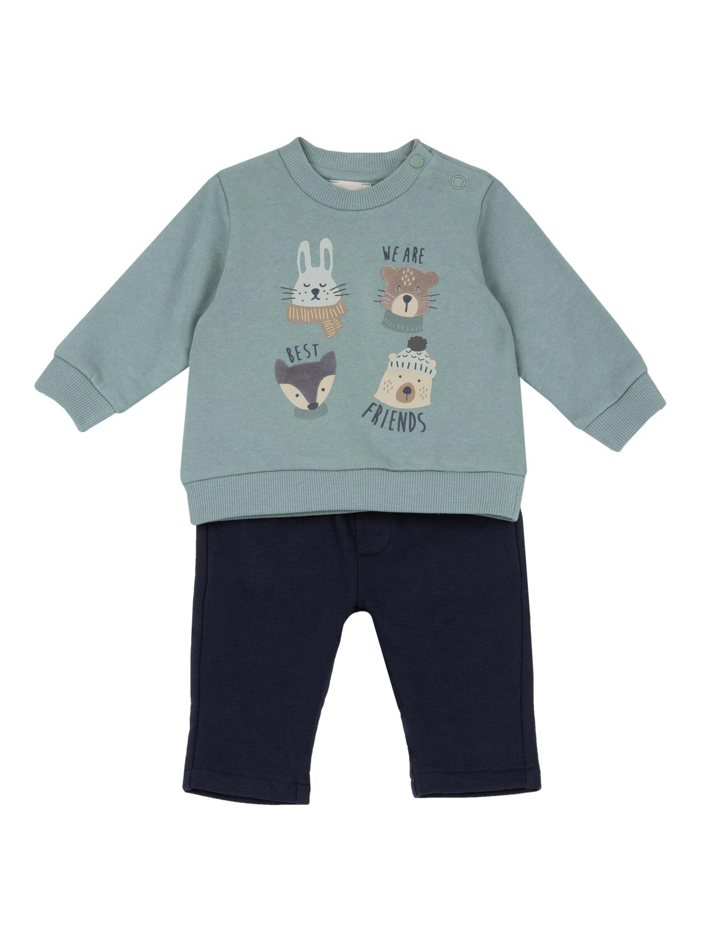 Chicco Комплект в синьо: отпред