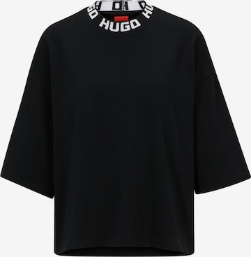 Maglietta 'Dinaya' di HUGO Red in nero: frontale