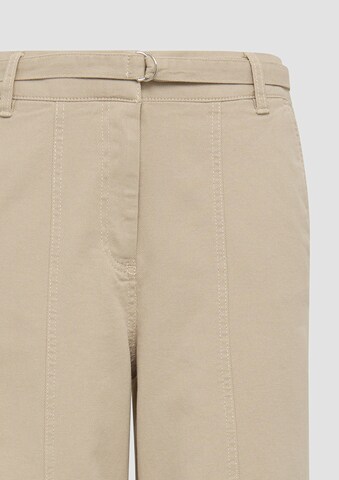 s.Oliver Wide leg Broek in Beige