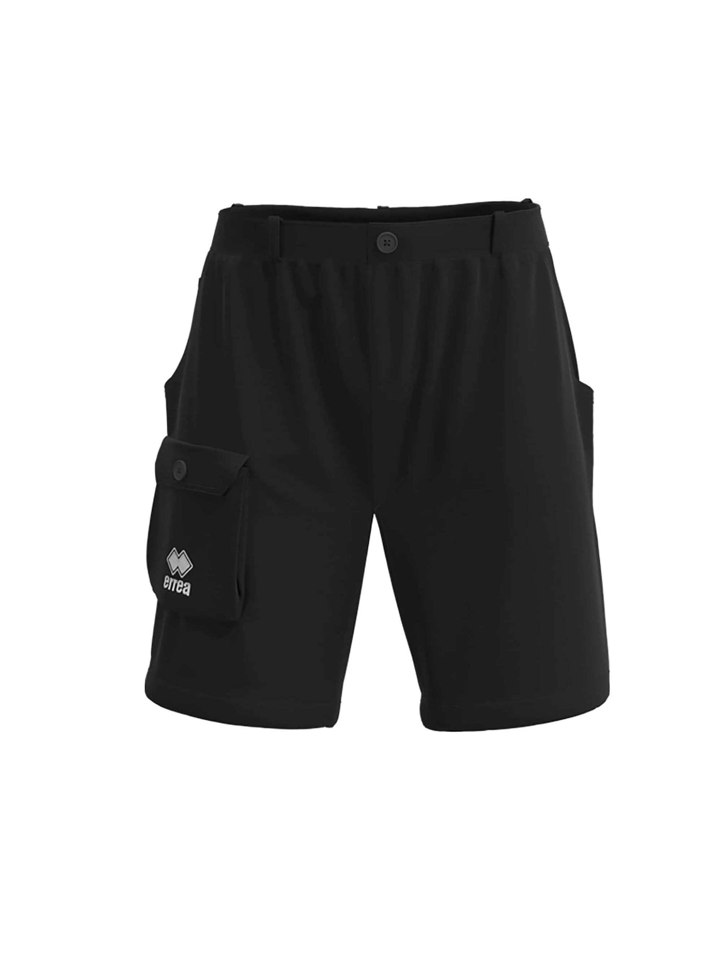 Errea Sportbroek 'Ricky Bermuda Jr' in Zwart: voorkant