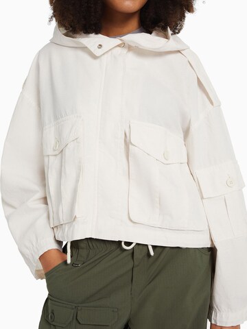 Bershka Between-Season Jacket in White